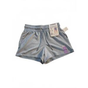 RBX LIVE LIFE ACTIVE blue French terry shorts with pockets
